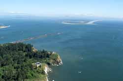 Looking South Across the Mouth of the Columbia River