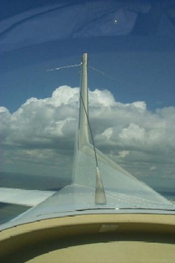 Picture of Clouds.  We might be out flying.