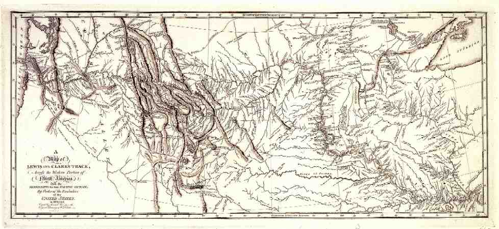 Lewis and Clark Trail Map from American Philosophical Society